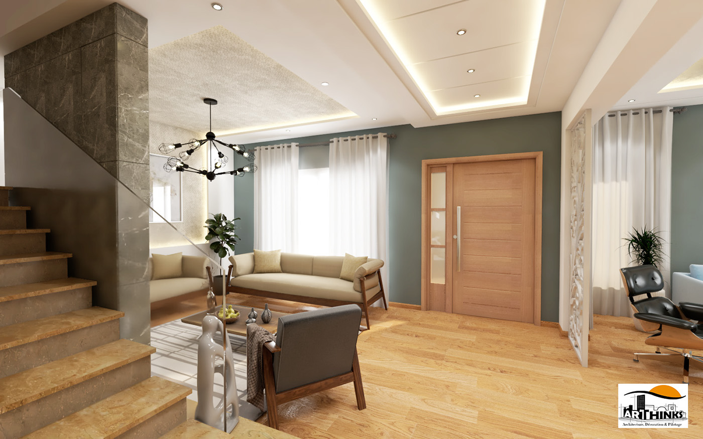 modern Interior-Design architecture design livingroom