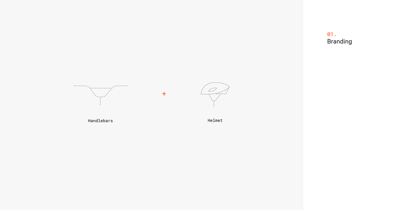 Bike ux UI app branding  orange iOS App interactions futupilot