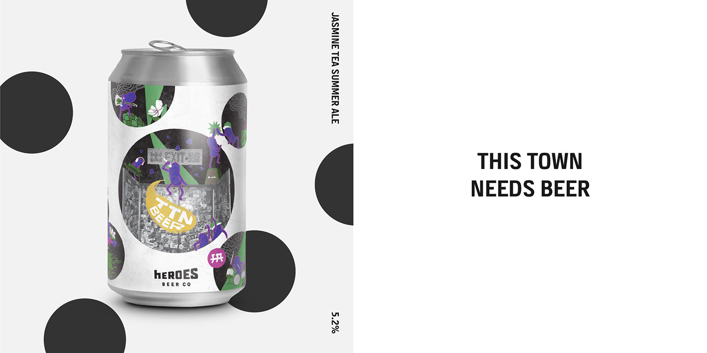 beer Label Packaging ILLUSTRATION  design graphic beverage craftbeer can branding 