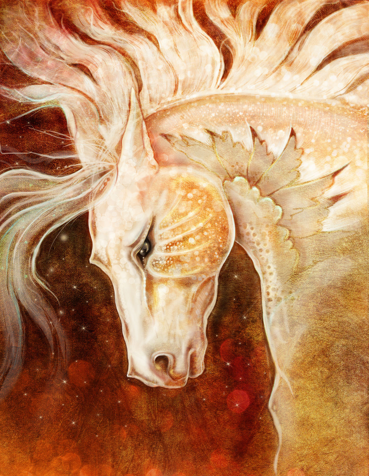Adobe Portfolio epona equine horse Magical mythical goddess