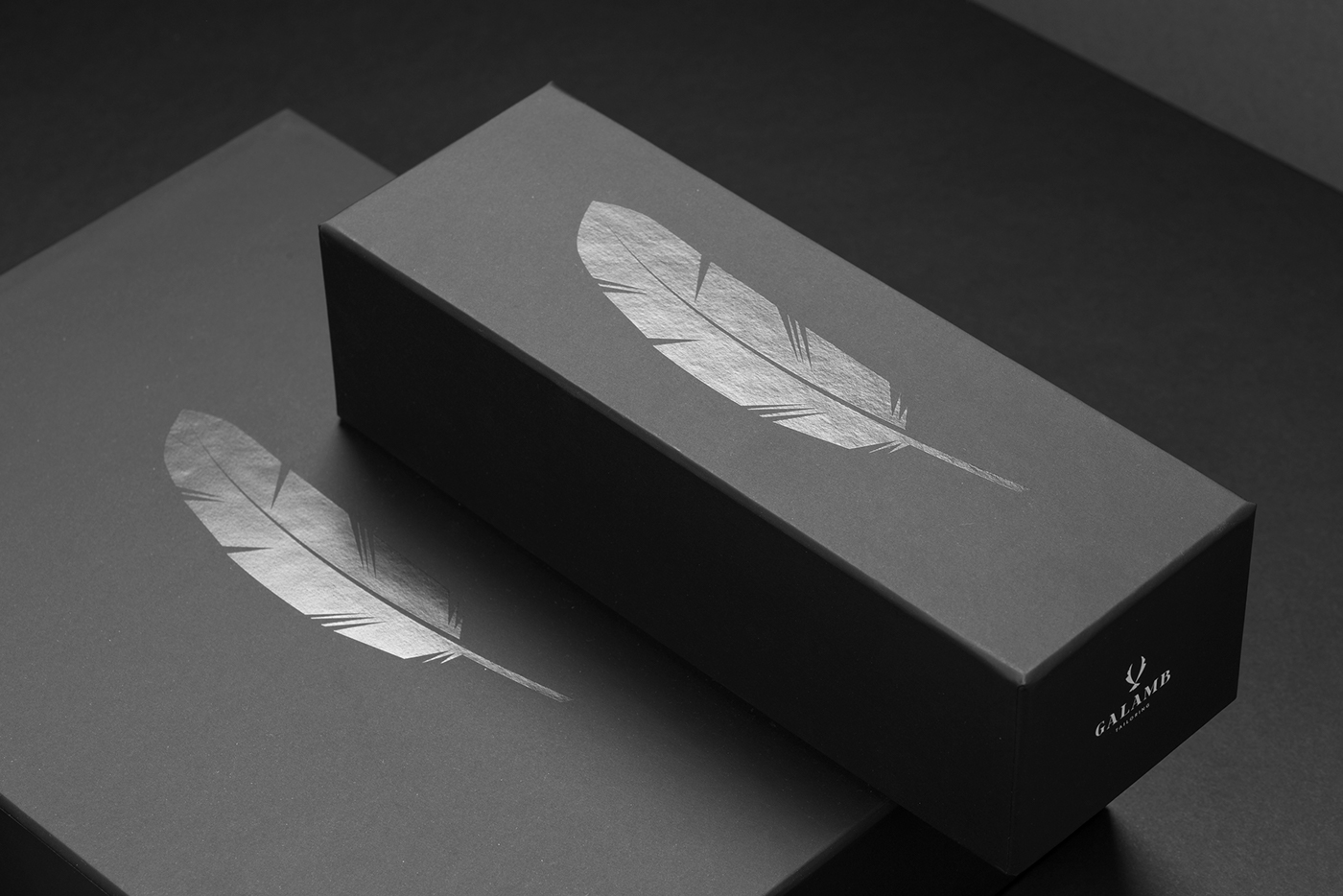 logo tailoring identity luxury elegant monochrome business card box Fashion  Packaging