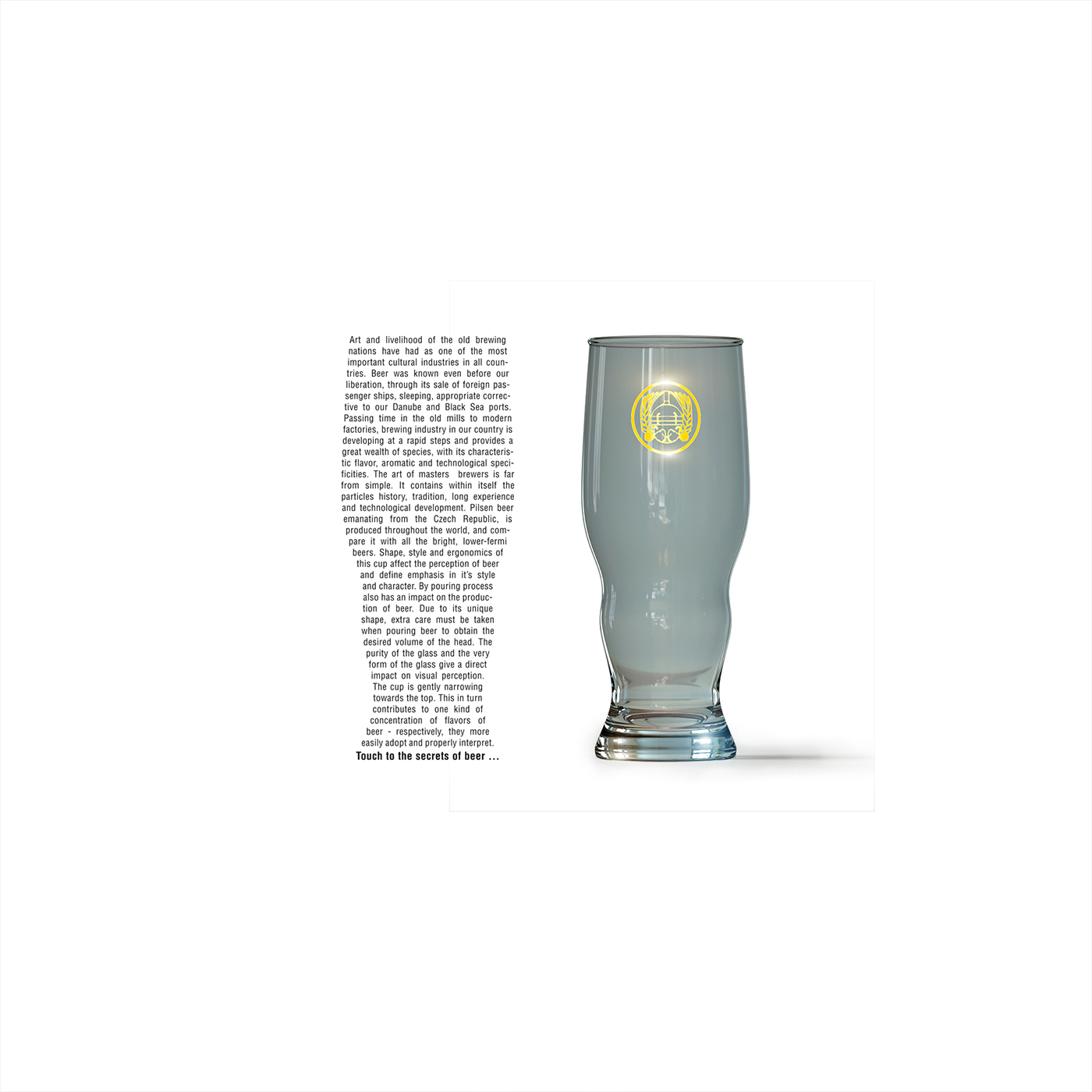 pint beerpint glass beerglass beerglassdesign productdesign glassblowing malt maltliquor Wallop