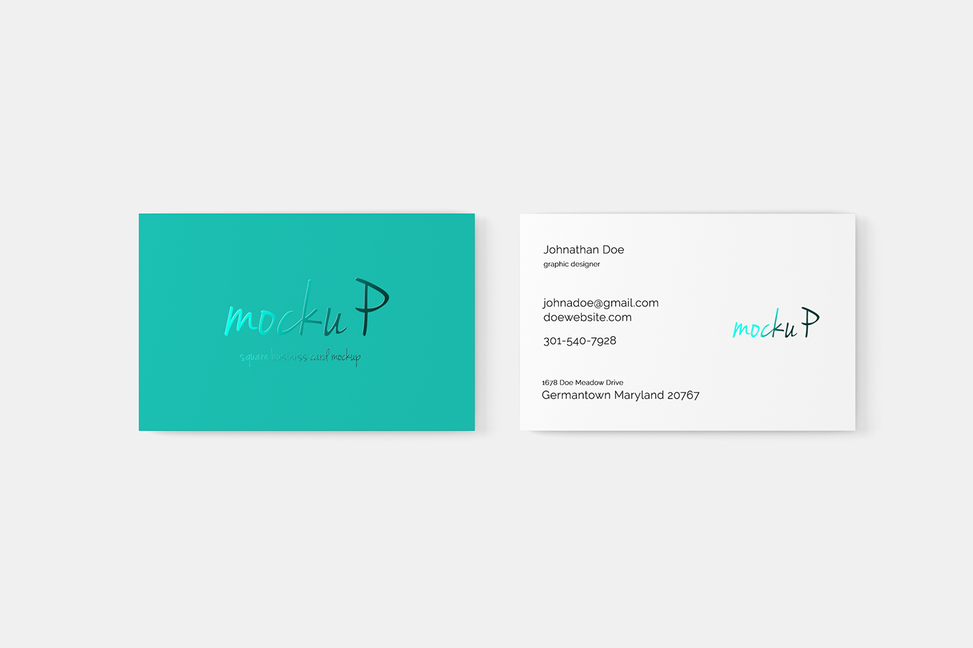 Download 85x55 Business Card Mockup on Behance