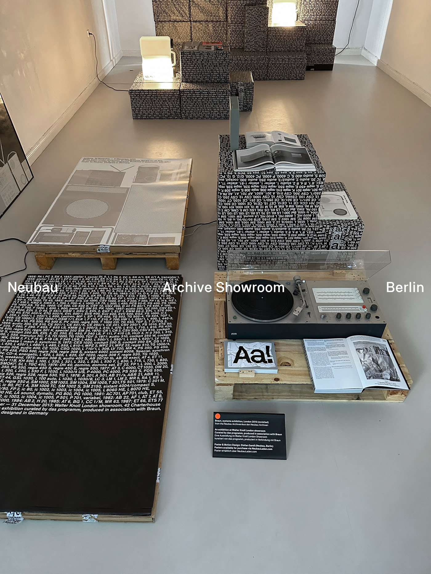 showroom Archive berlin braun rams dieter Gandl Neubau walterknoll studio