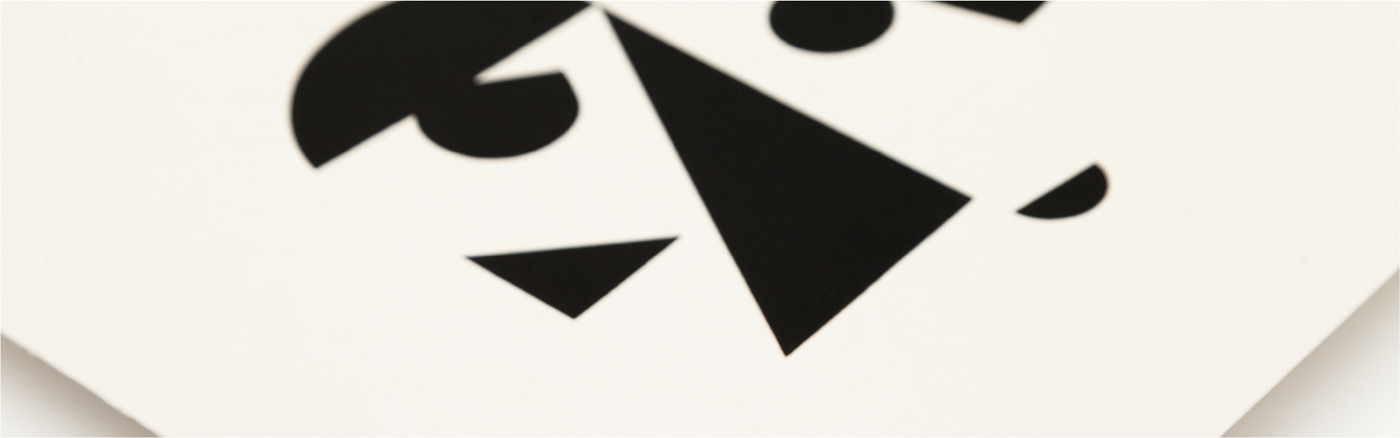 abstract bauhaus design Exhibition  geometric graphic design  minimal modern screen printing typography  