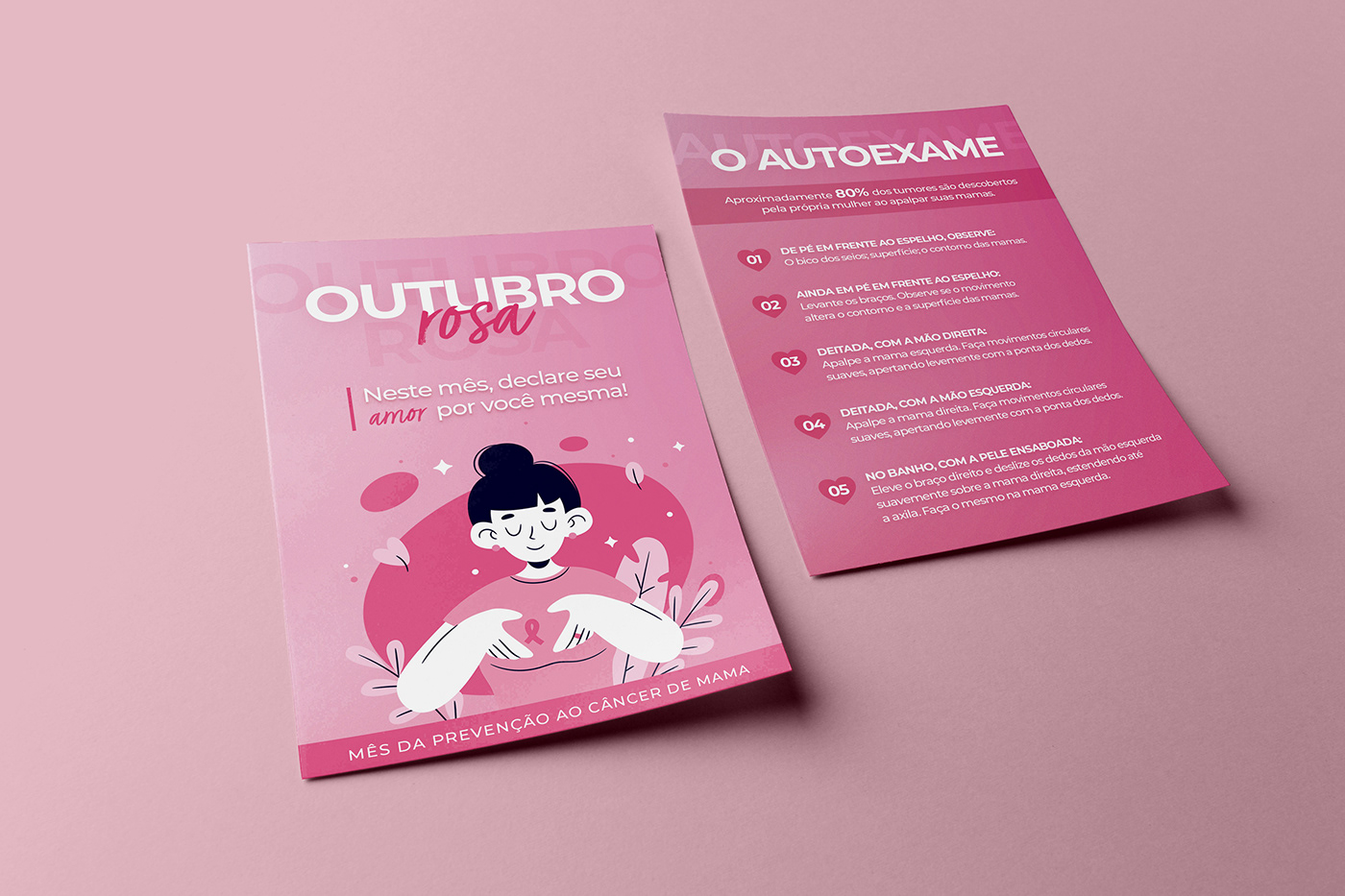 amor breast cancer breast cancer awareness cancer de mama flyer graphic design  Love outubro rosa photoshop pink