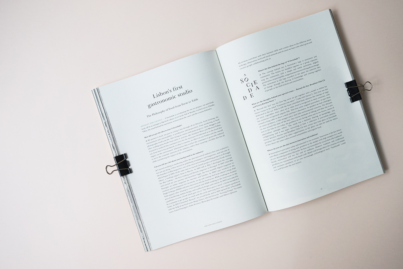 design branding  magazine print Travel culture Food  Lisbon Photography  typography  