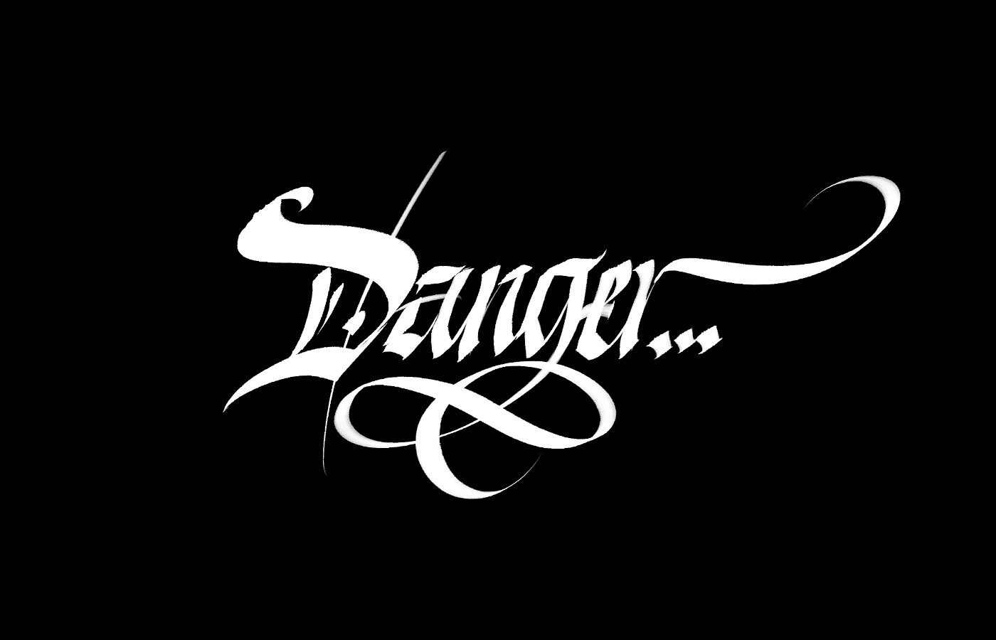 gothic lettering Calligraphy   каллиграфия леттеринг Blackletter Procreate ipad pro Logotype logo