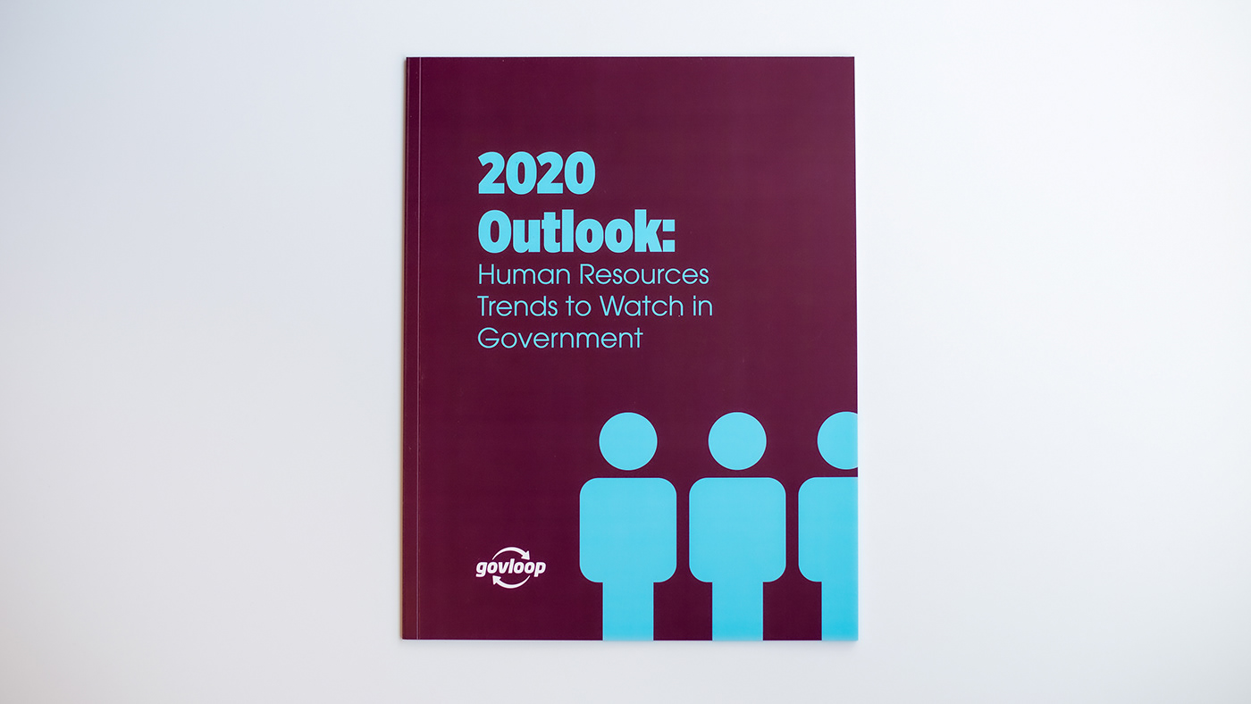 Human Resources graphic design  govloop Government HR trends Layout editorial design 