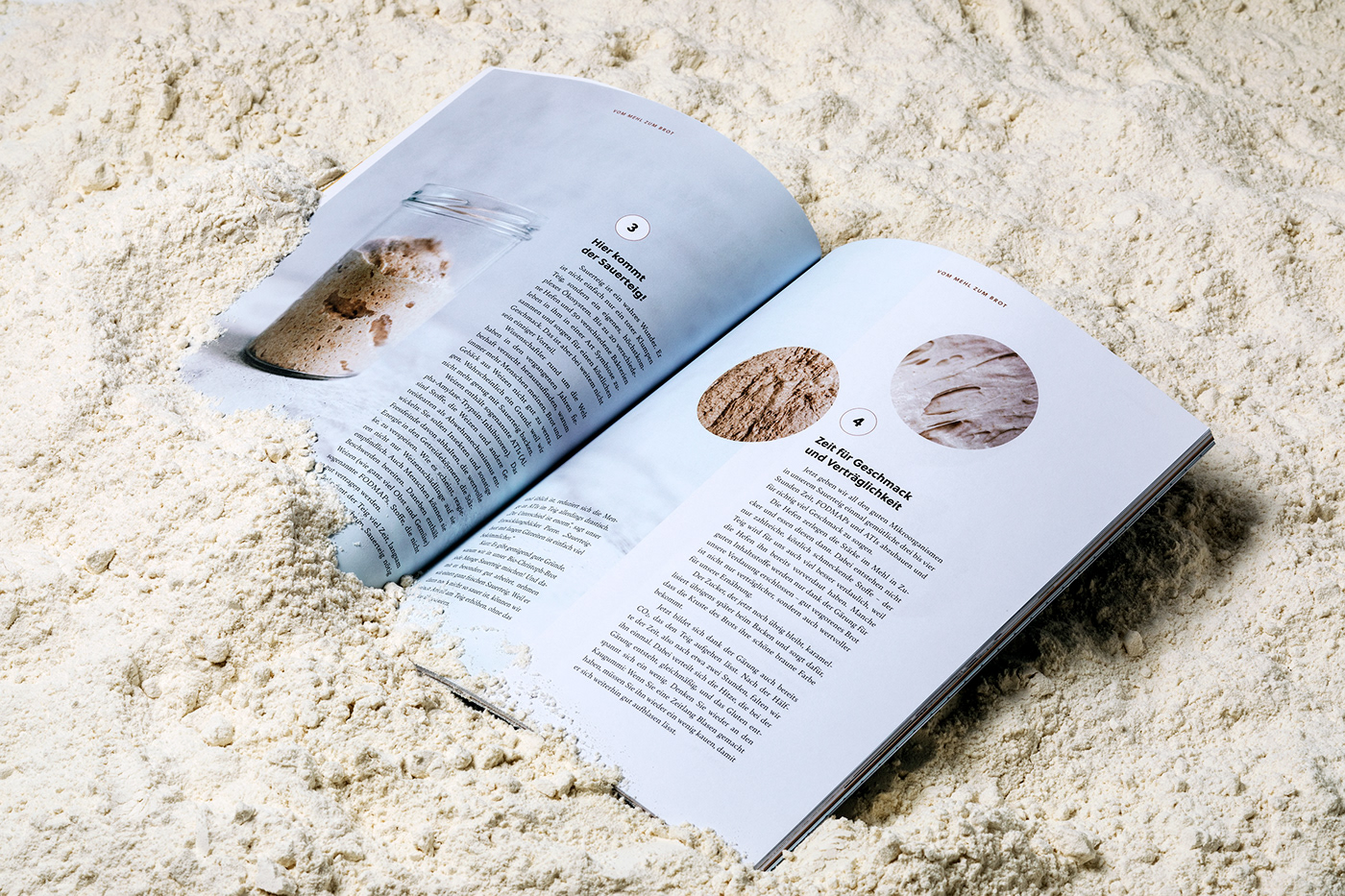 editorial design  Magazine design Magazine Cover bread Metamorphosis print design  art direction  print Layout flour