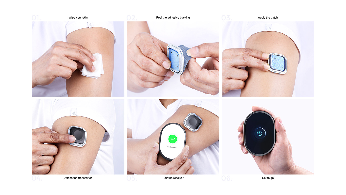 conceptual design design diabetes Healthcare design industrial design  portfolio product design  user experience User Interaction Wearable
