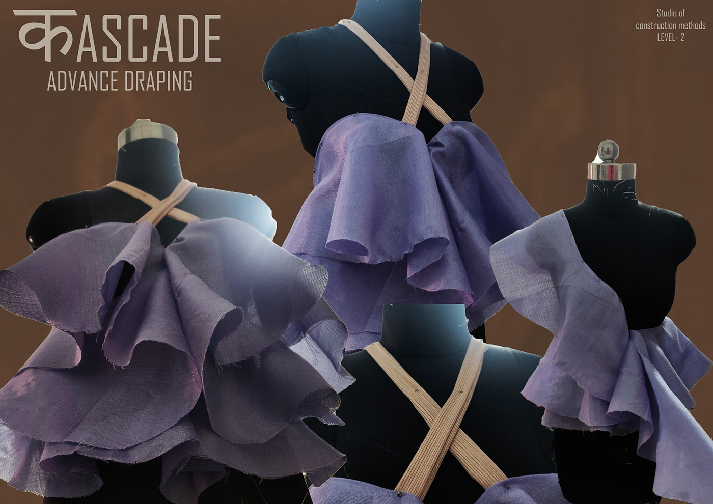 cascade draping dummy Fashion  fluting graphic design  Pleating ruching shapes substraction