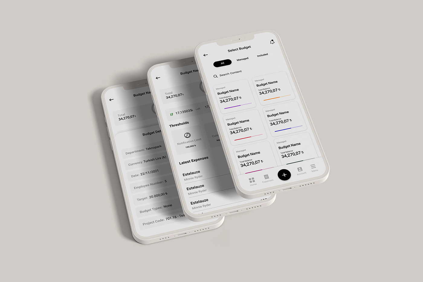 Appdesign Budget Management businessapp dashboard design mobile design mobileapp ui design uiux UserInterface UX design