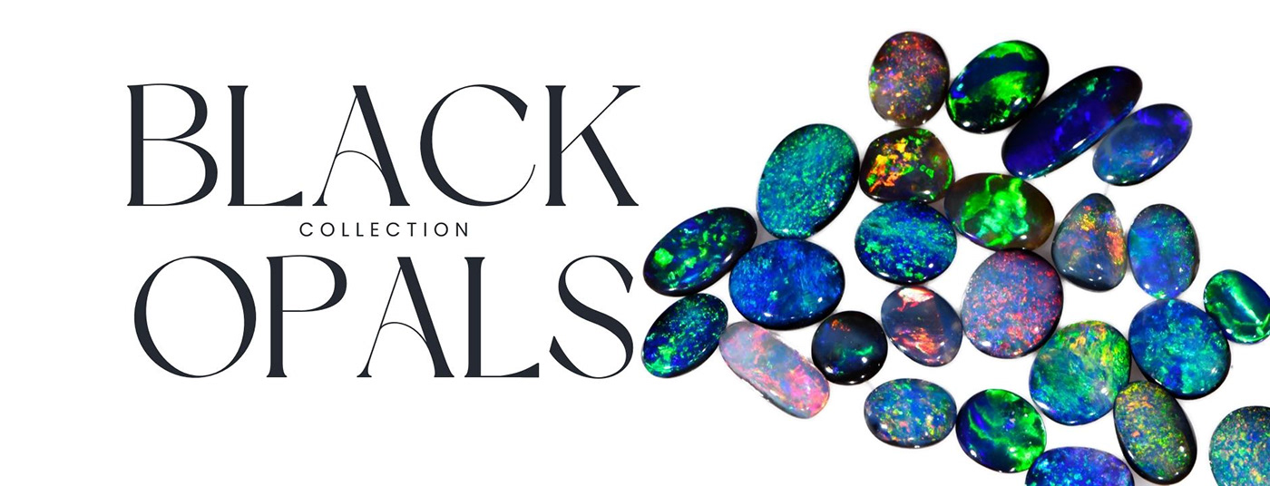 Black Opals jewelry Lightning Ridge opal Opal stone
