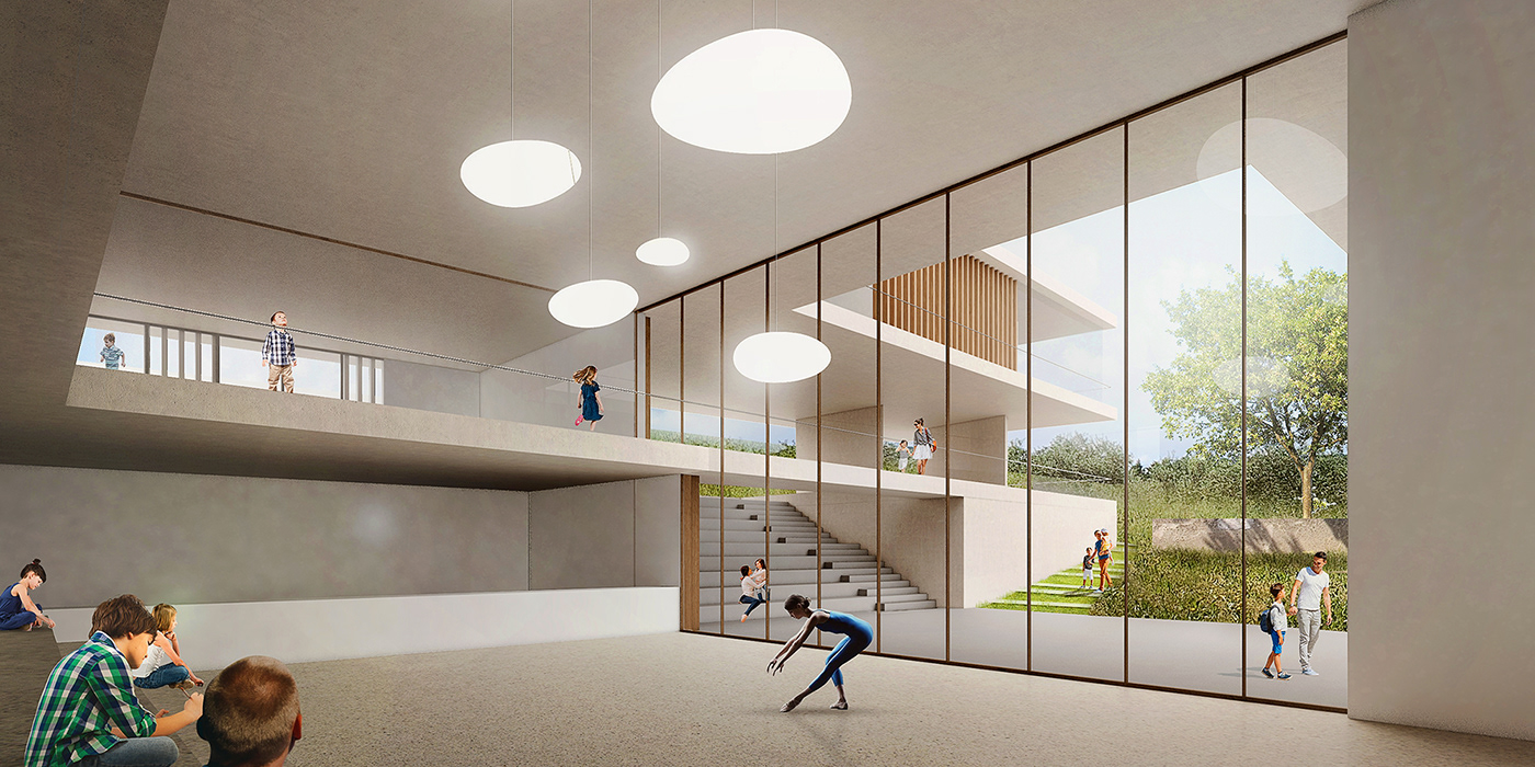 slovenia architecture creative Elementary School interior design  Project spatial studio 360