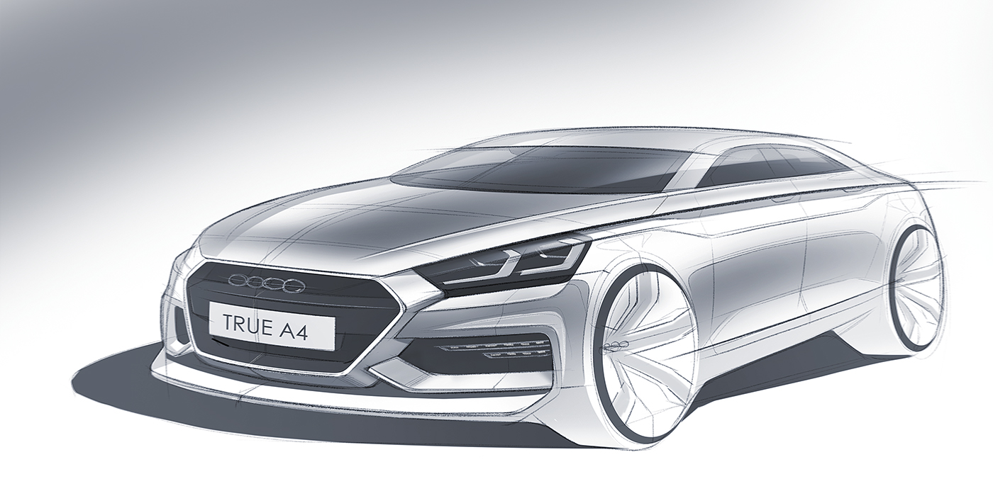 Audi sketch design cardesign carsketch art ILLUSTRATION  productdesign automotive  