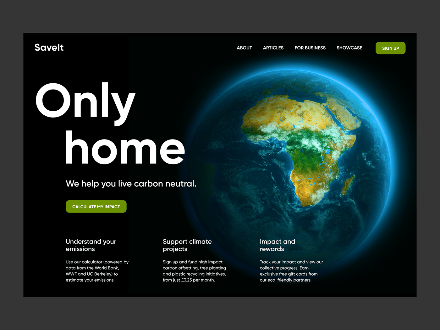 climate earth eco-friendly landing page Neutral planet