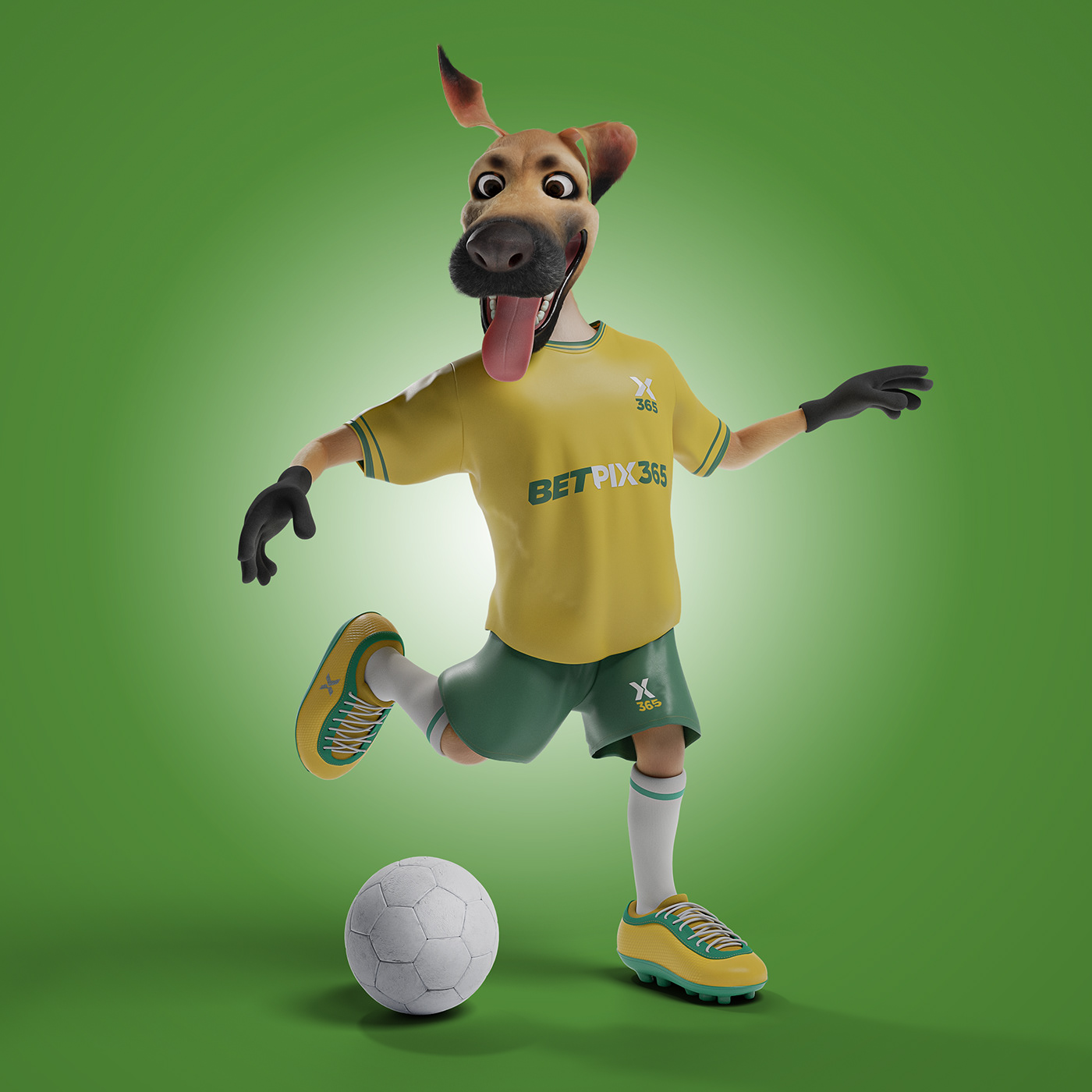 artwork Character Character design  concept art design Digital Art  dog Drawing  soccer sports