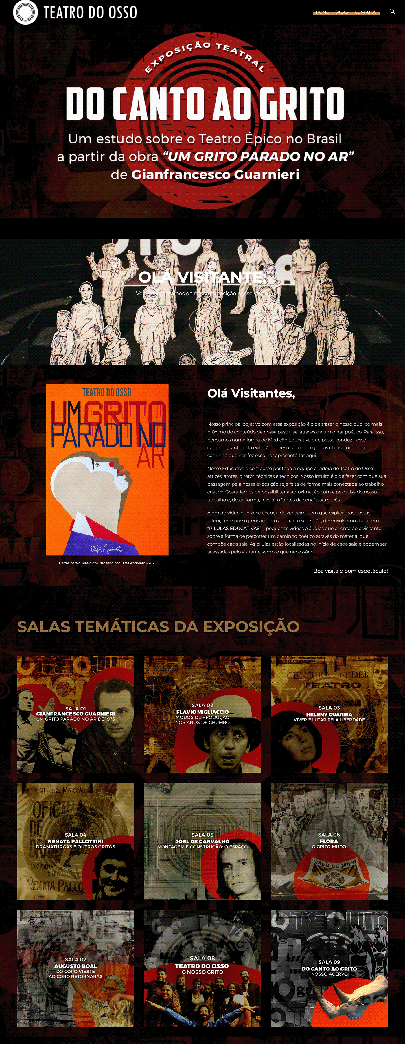 Brasil Elifas Andreato exposição de teatro site de arte teatro teatro de pesquisa Teatro do Osso teatro épico