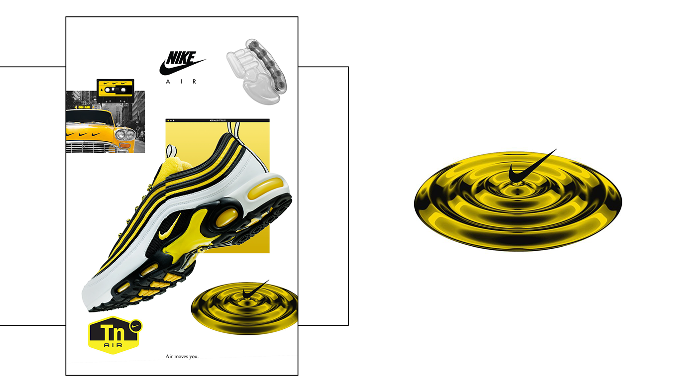 Nike footlocker 3D motion graphics  animation  c4d Render