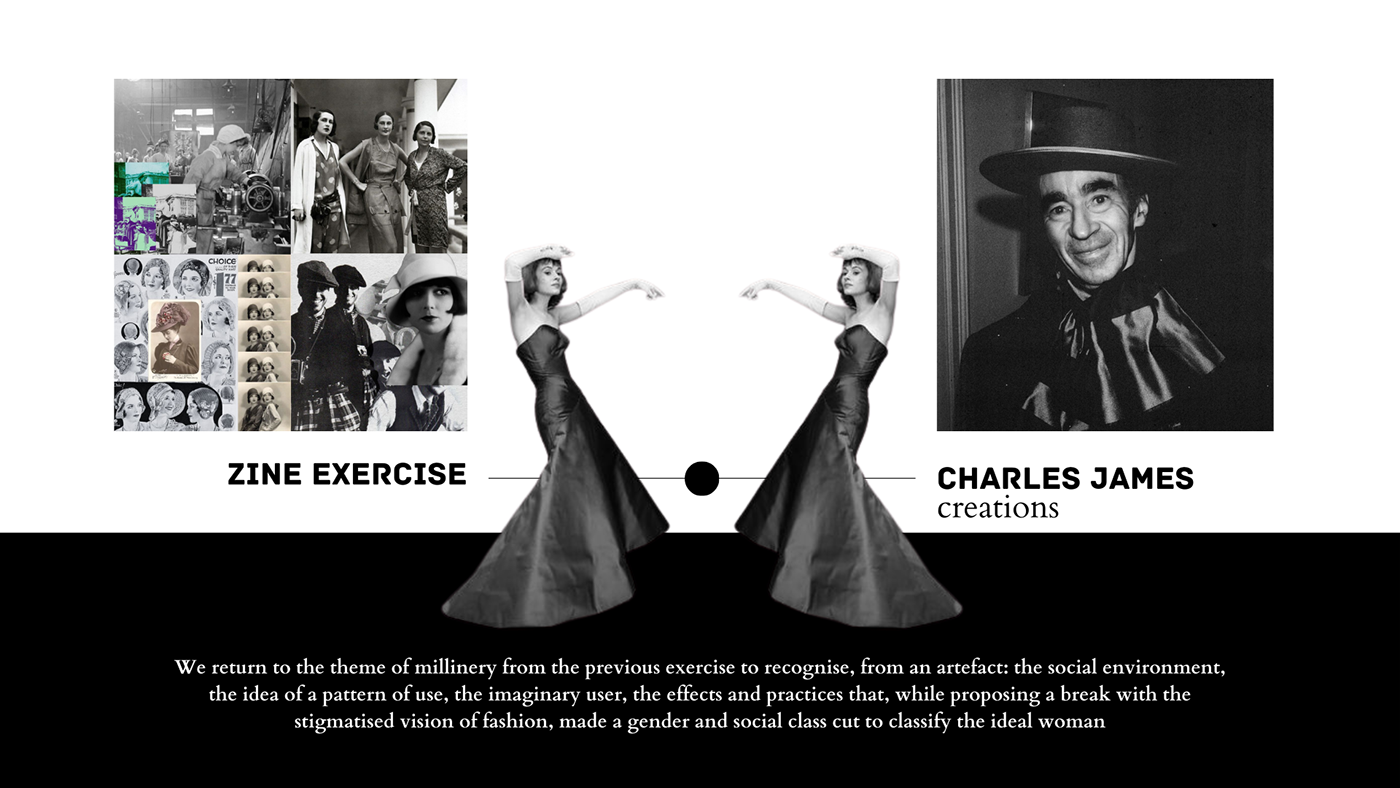 Charles James Fashion  trend Haute couture Analysis woman Gender equality hat millinery
