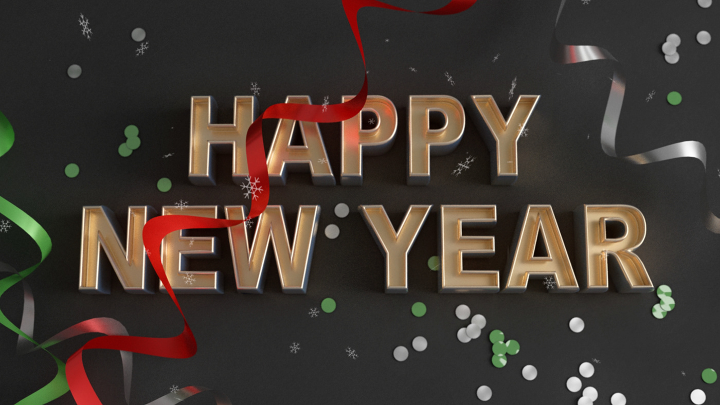 3d animation Christmas GMS greeting animation happy new year new year toys