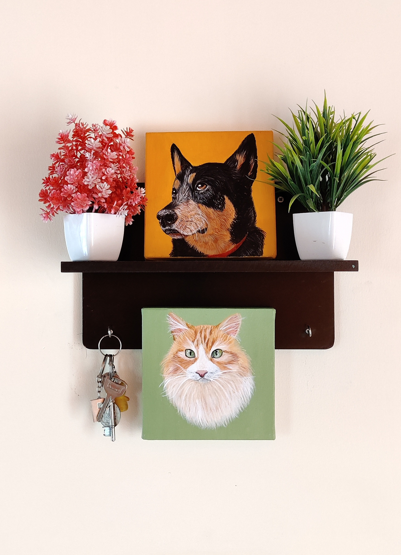 acrylic acrylic painting artwork portrait Pet Portrait pets animals