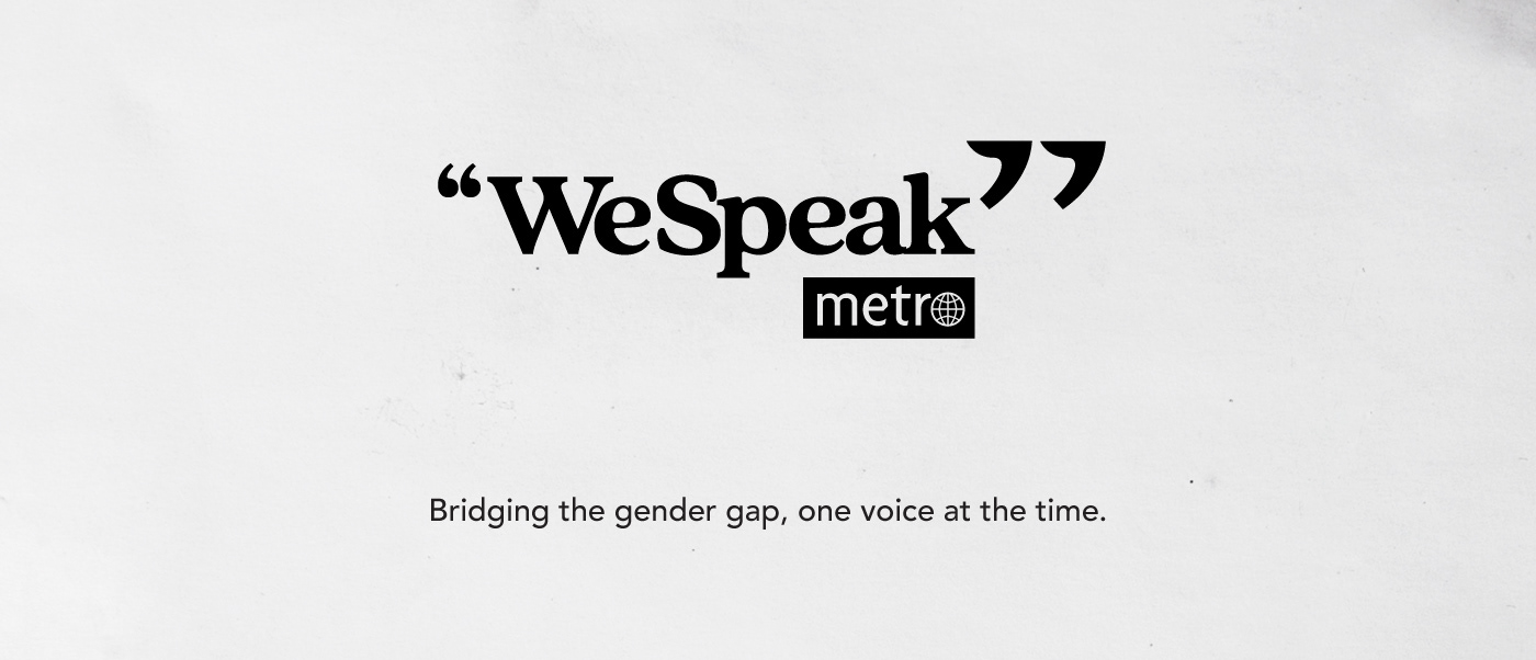 we speak women rights women equality Gender equality Ecuador metro Cannes MARURI grey