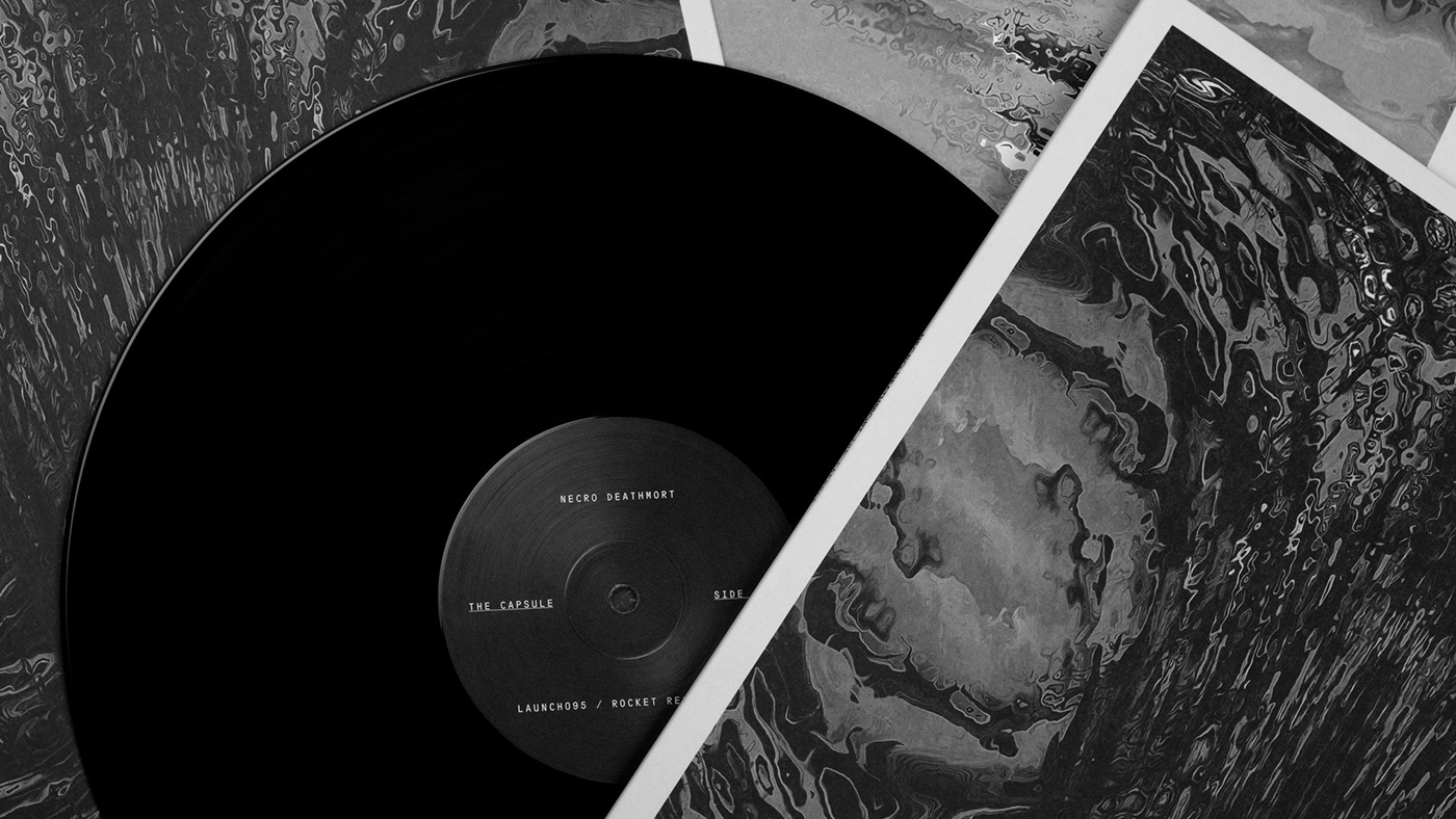 album art record cover vinyl artwork music Glitch Music Packaging Cover Art Digital Art  album cover