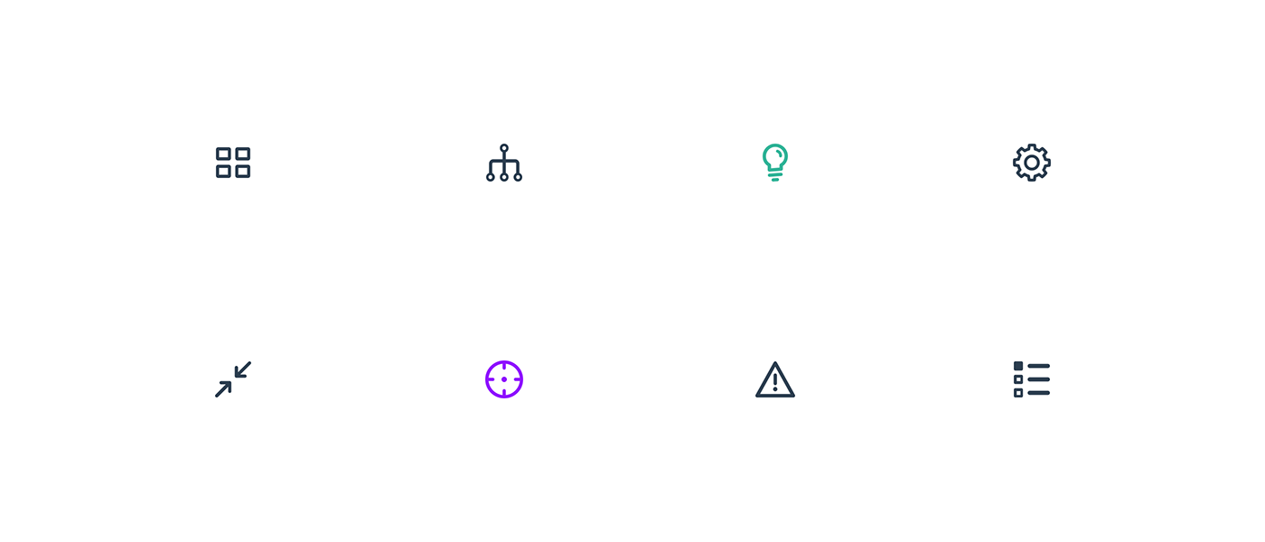 UI ux Platform icons product minimal clean typography   branding 