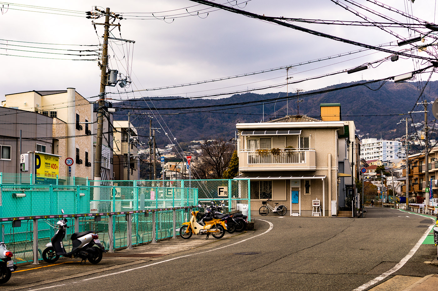 Hyogo japan Nishinomiya Residential area suburbs