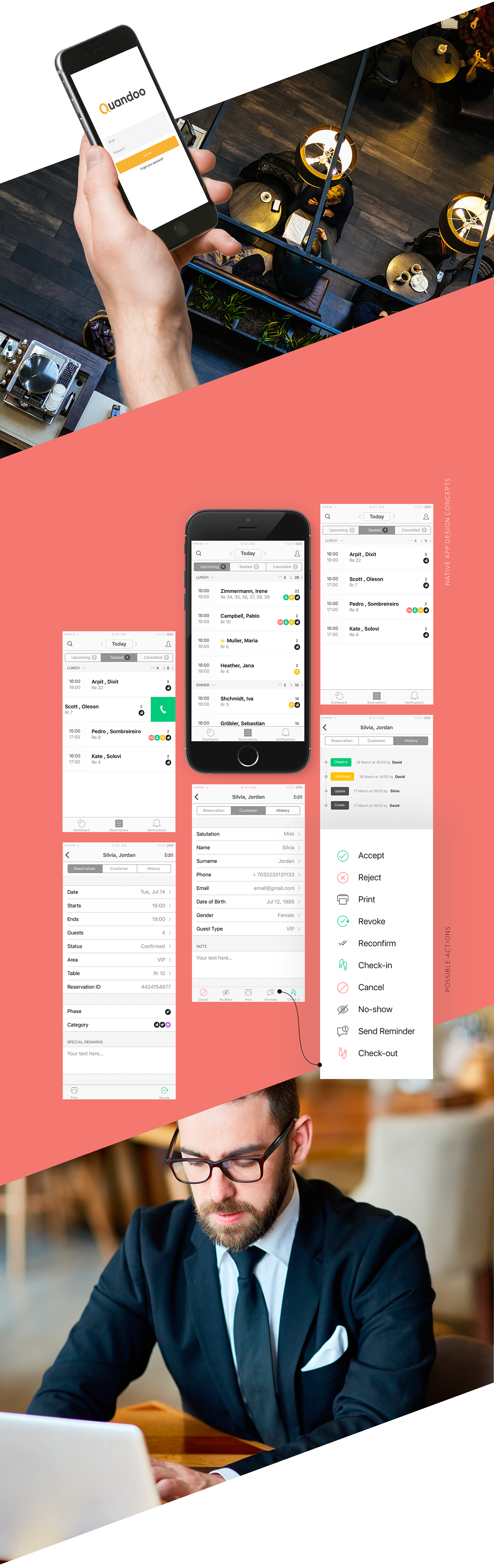 app Mobile app restaurant UI/UX Web Design  mobile design app design