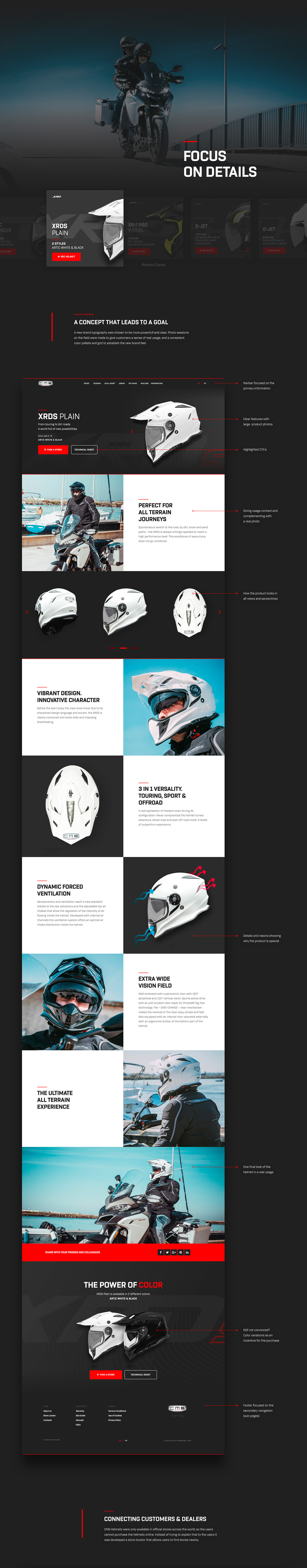 Web Design  UI&UX   UI/UX ui design UX design motorcycles helmets art direction  branding  Creative Direction 
