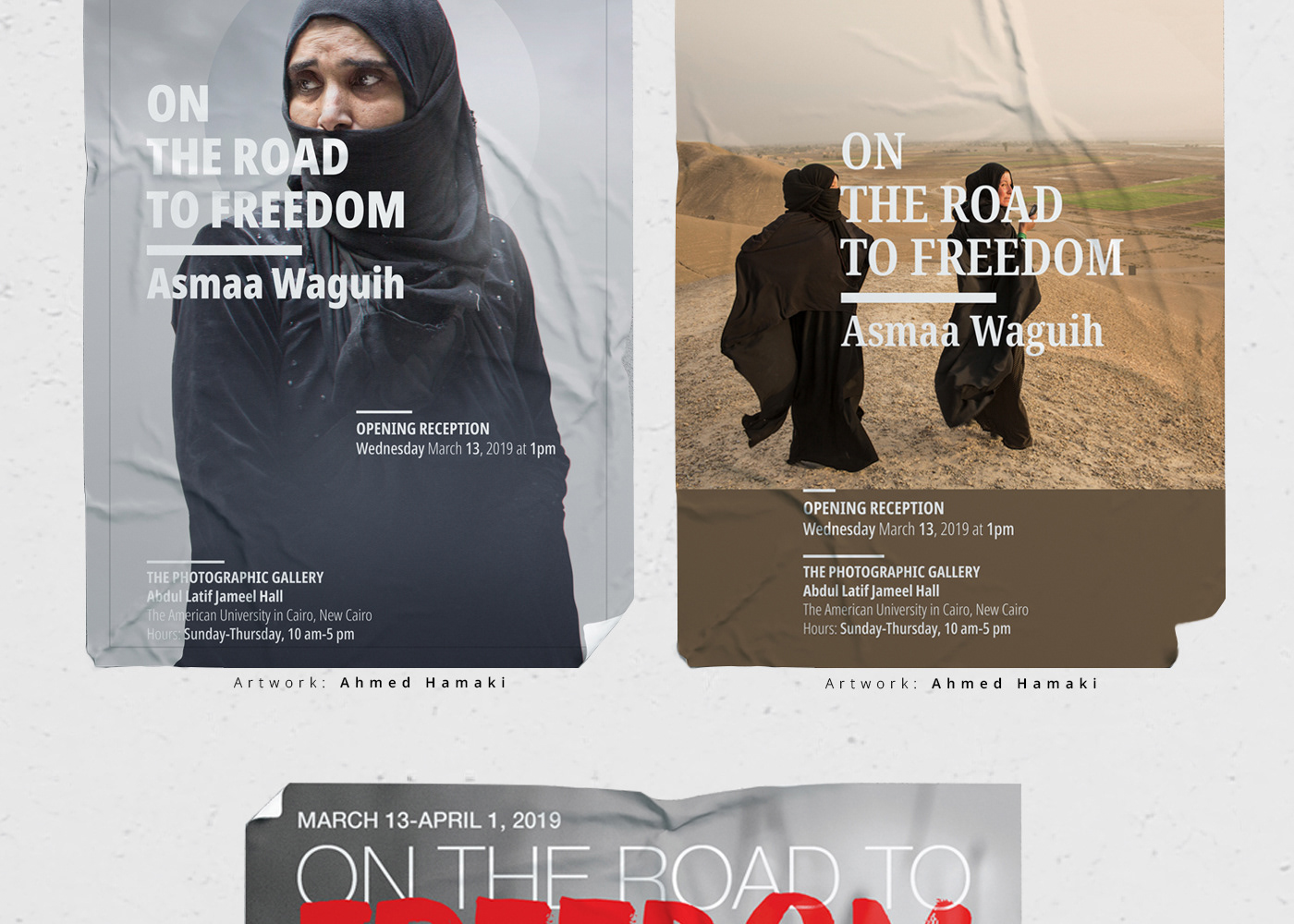 AUC Exhibition  posters journalism   photojournalism  kurdish War road freedom Photography 