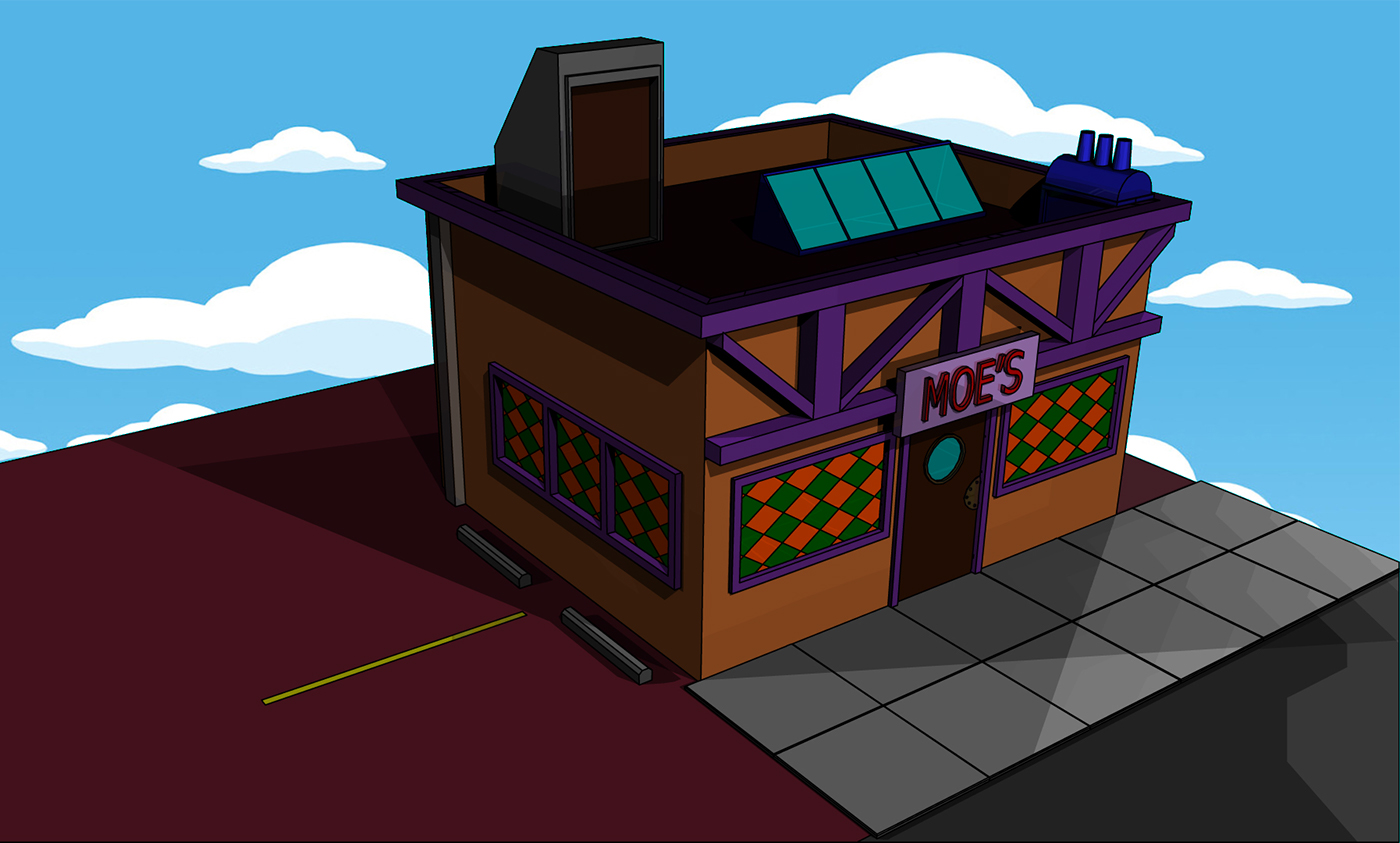 Moe's Boe's Tavern taverna The Simspons