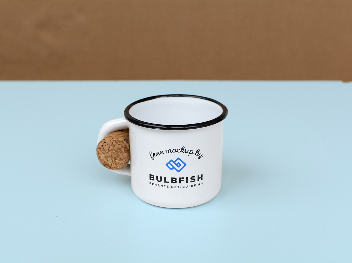 Mockup mock-up free freebie freebies Mug  cup bulbfish metal cork customizable logo coffe