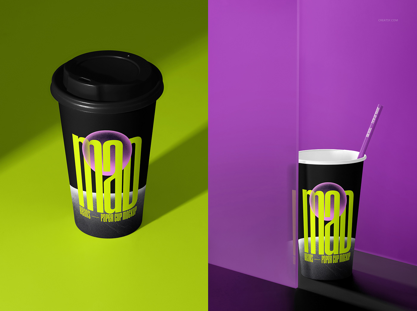 Paper Cup paper cup Mockup brand identity branding  visual identity Brand Design logo identity