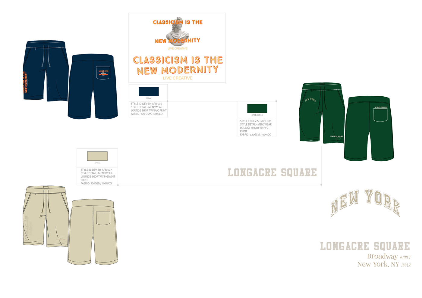 AUTUMN/WINTER 2022 graphics hoodie joggers new york fashion product development shorts Sweatshirt tees