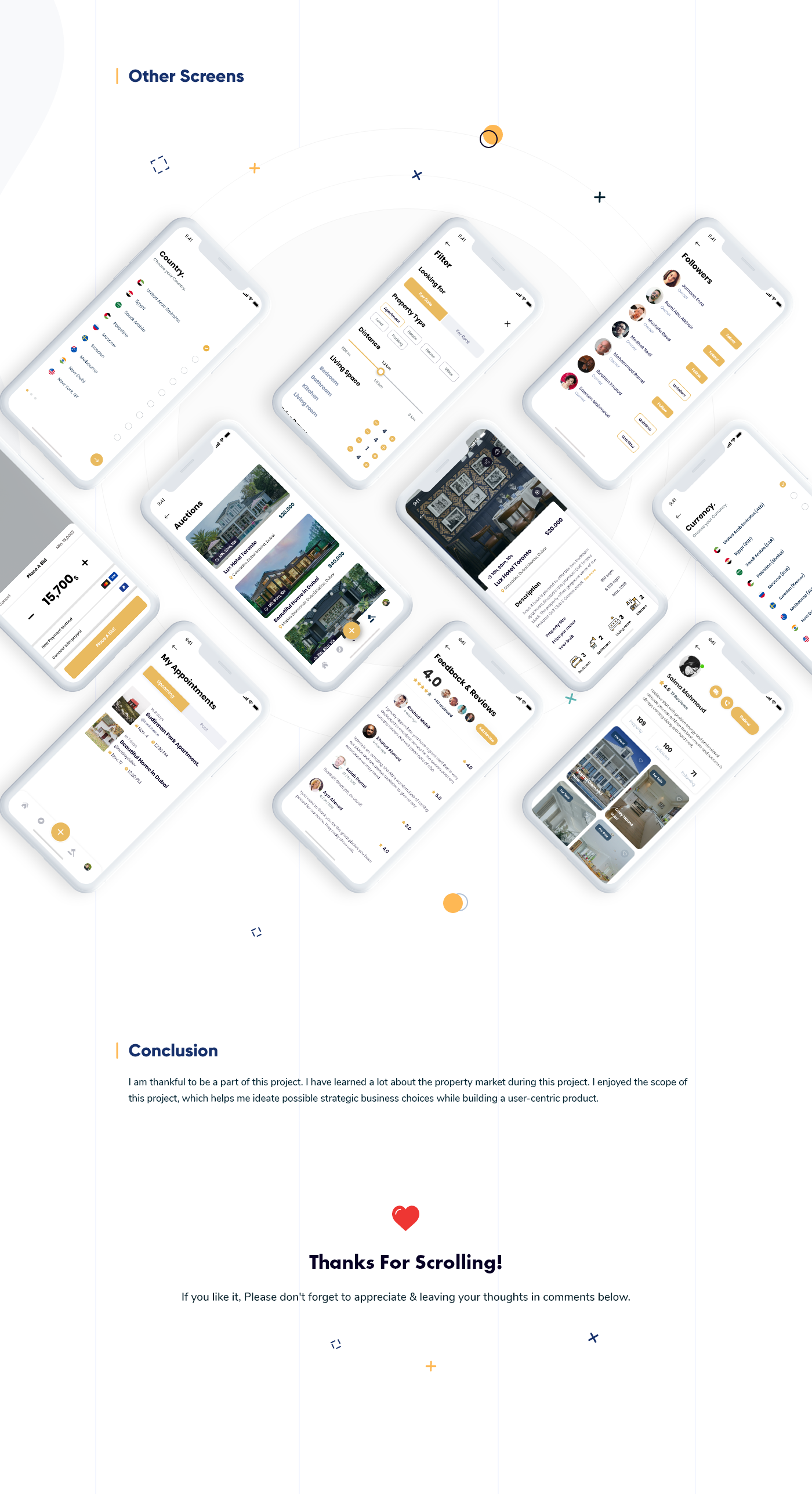 ux UI app app design realestate CaseStudy uxdesign interactiondesign showcase