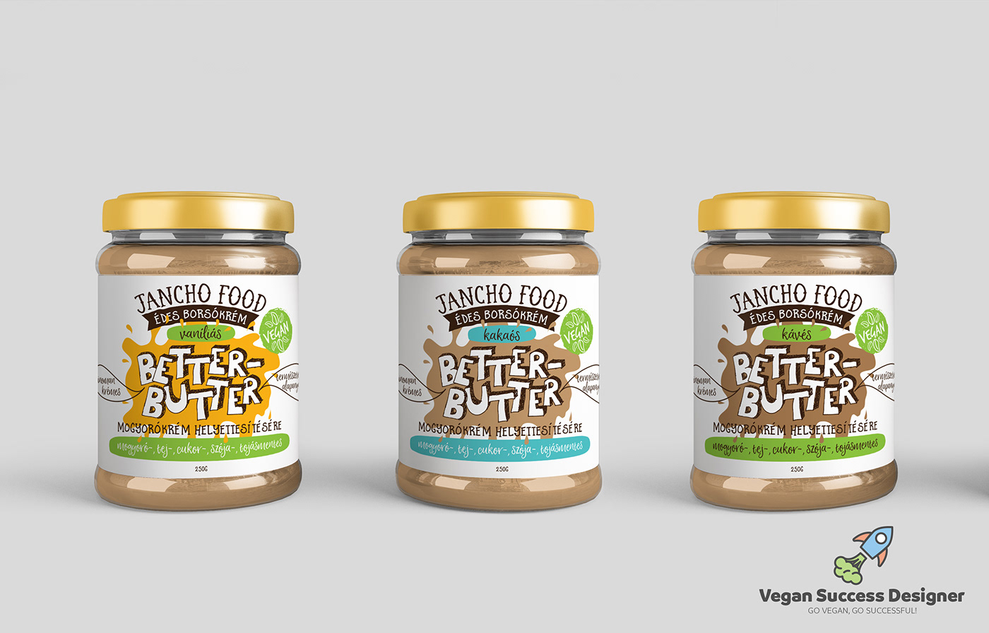 spread Packaging butter nut jar Label Food 