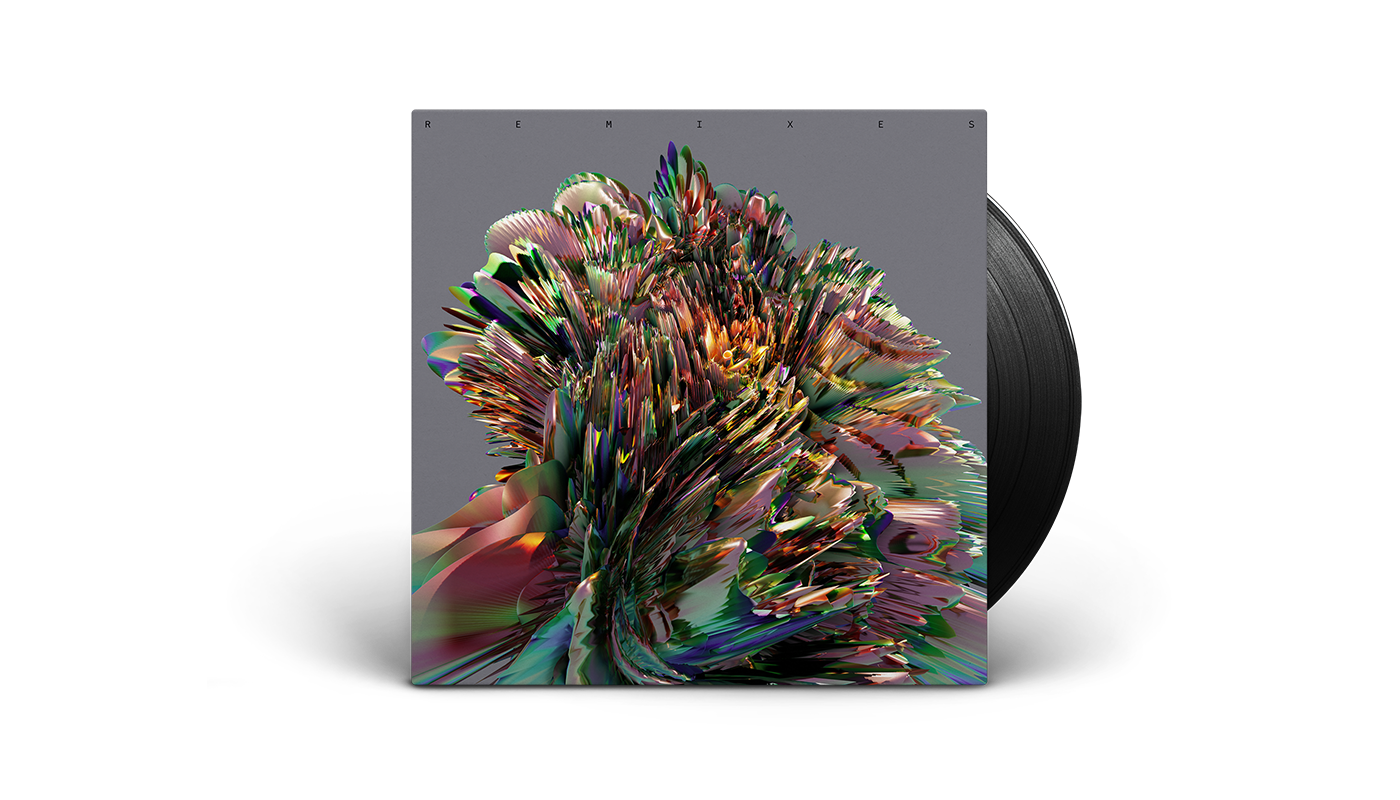 Album album cover artwork chrome Compilation Cover Art Digital Art  REMIX Sound Design  vinyl