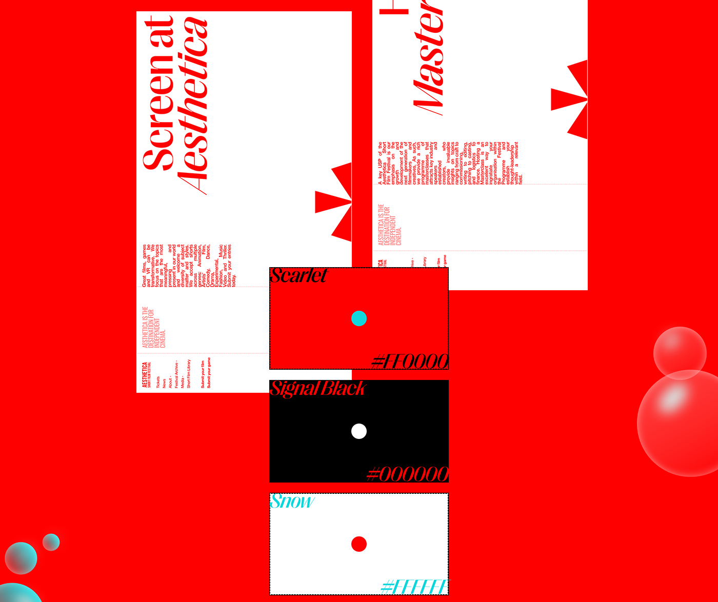 Web Design  UI/UX user interface art festival grid typography   Layout Film   aesthetic