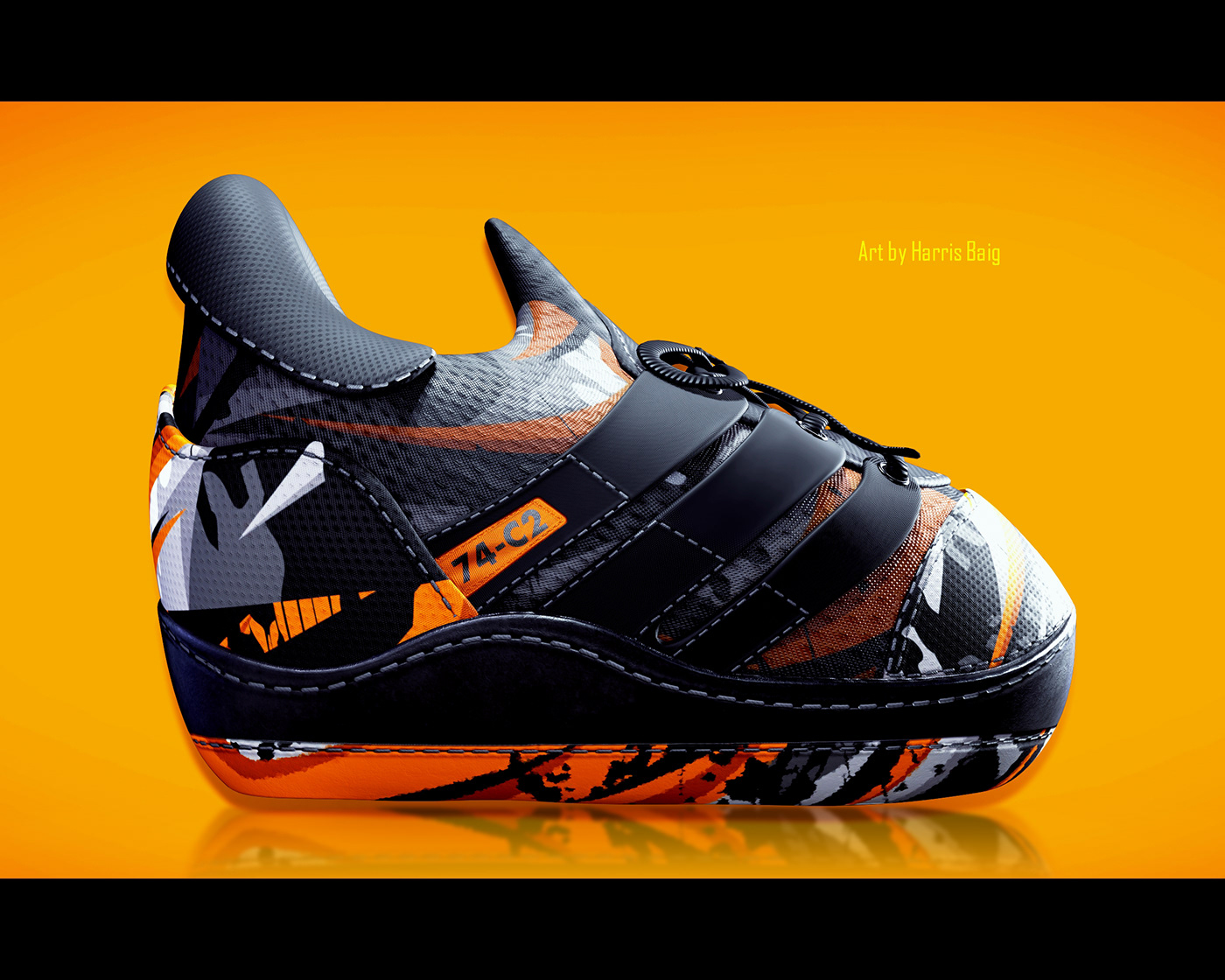 3D 3d modeling 3d modeling and rendering 3ds max digital3d haris haris baig Nike shoes Zbrush
