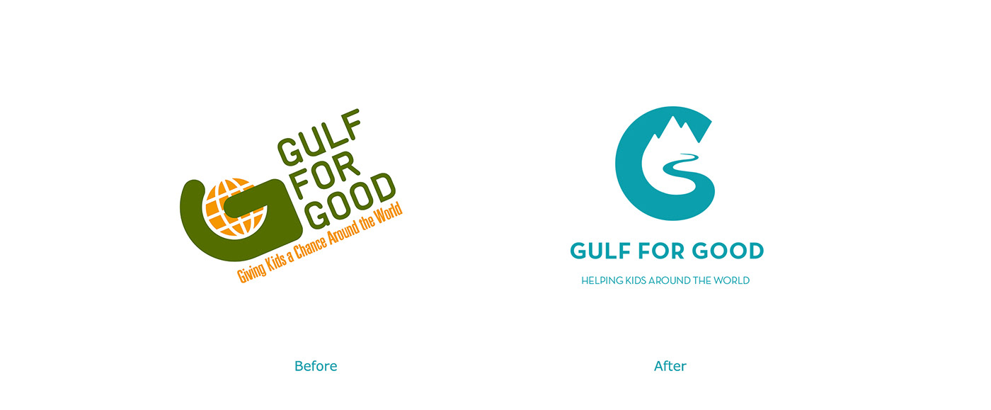 Rebrand adventure charity nonprofit gulf dubai Travel kids branding  logo