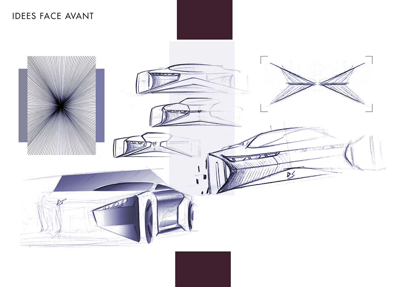 3D automobile automotive   Automotive design cardesign concept exterior sketch Stellantis transportation