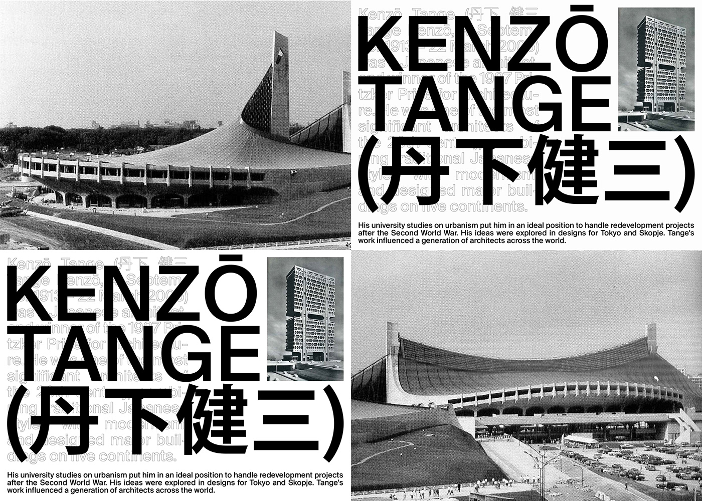 Kenzō Tange (丹下健三) – Editorial on Behance