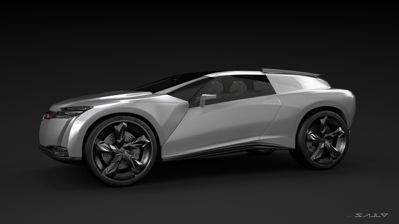 suv concept Automotive design car concept 3D Render
