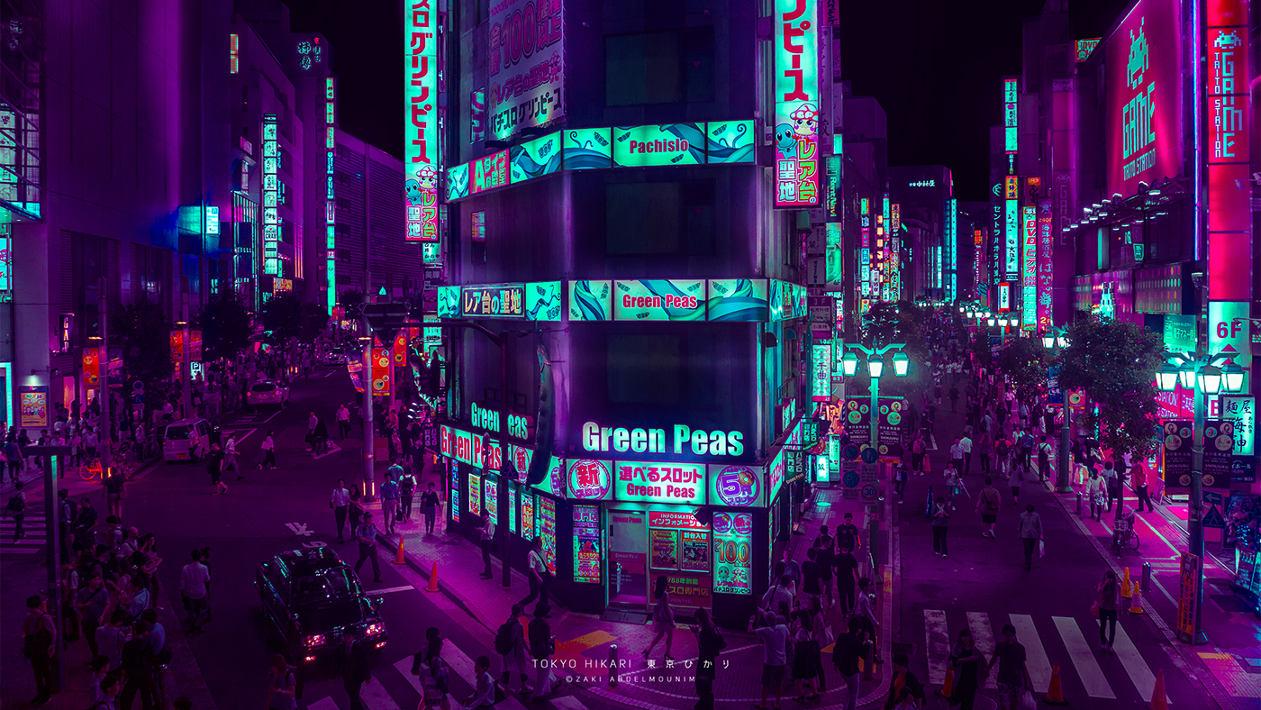 Cyberpunk neon Photography  Dystopia vaporwave Street Urban NEON-NOIR