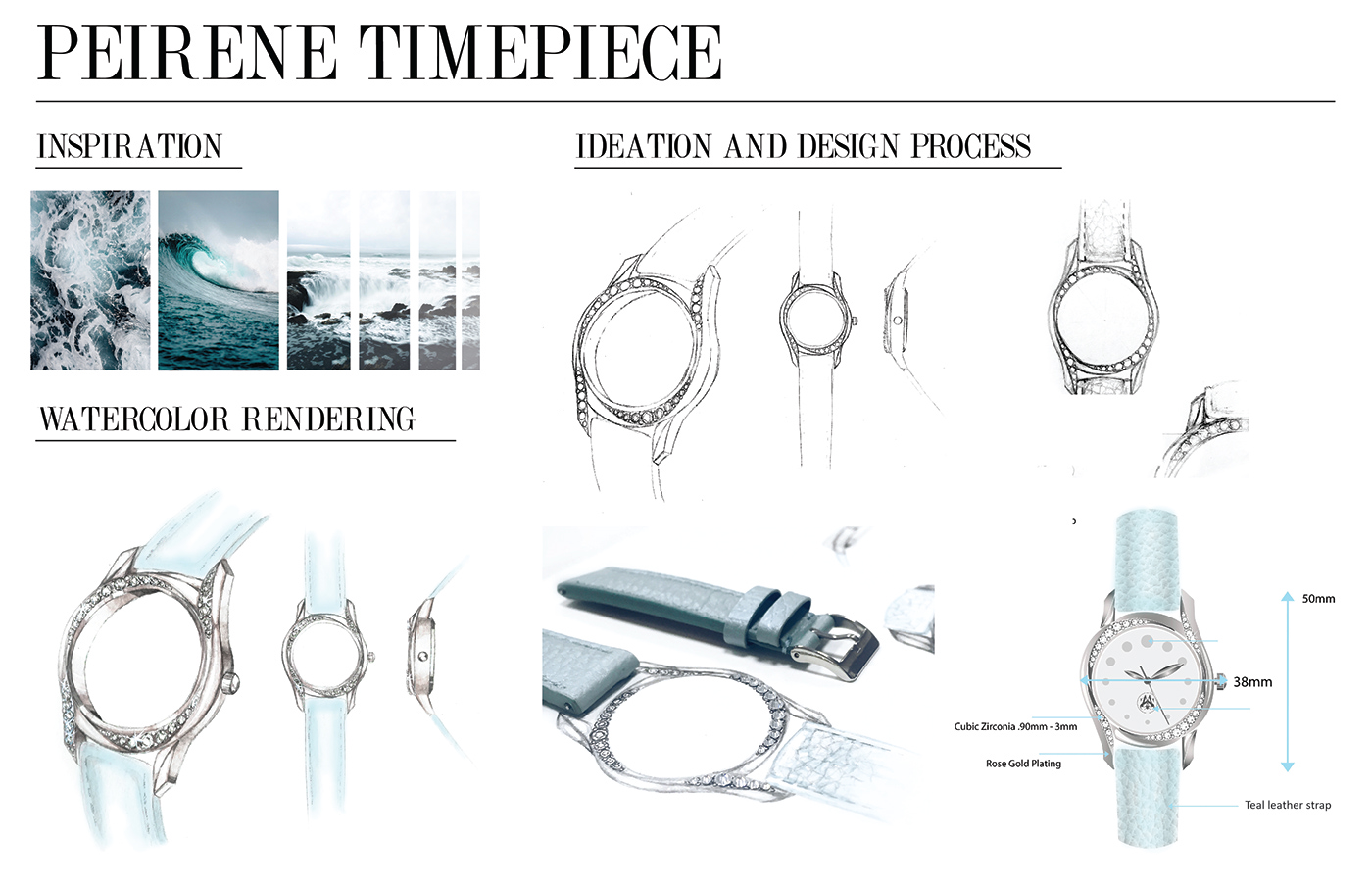 watch timepiece design jewelry industrial design  3d printing