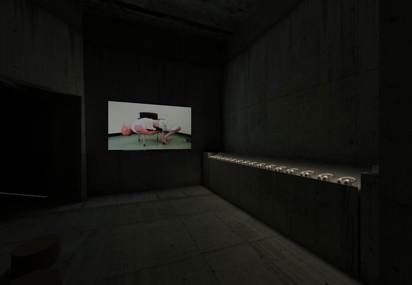 Exhibition  installation video arte artecontemporanea installazione videoart